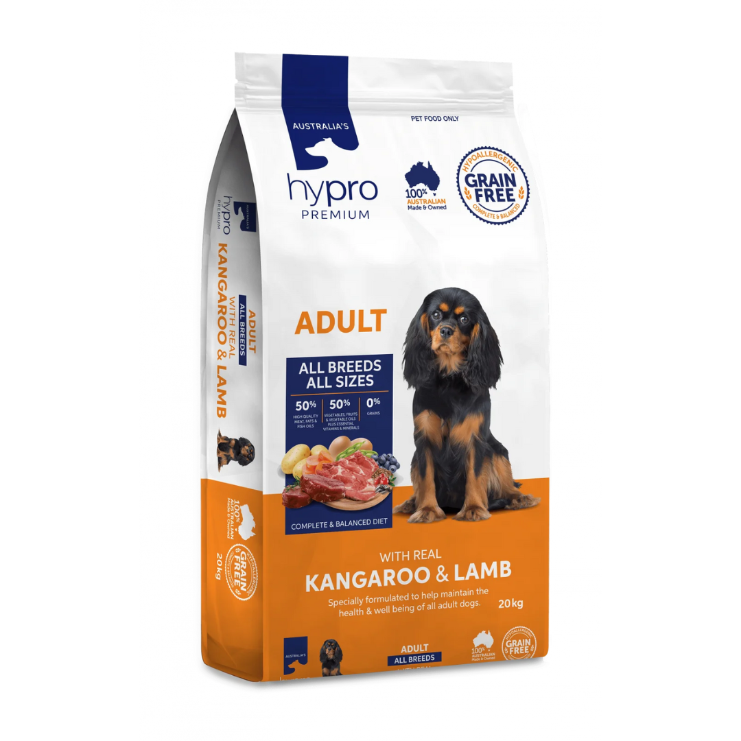 Grain Free Kangaroo & Lamb – Adult Dog 2.5kg & 20kg