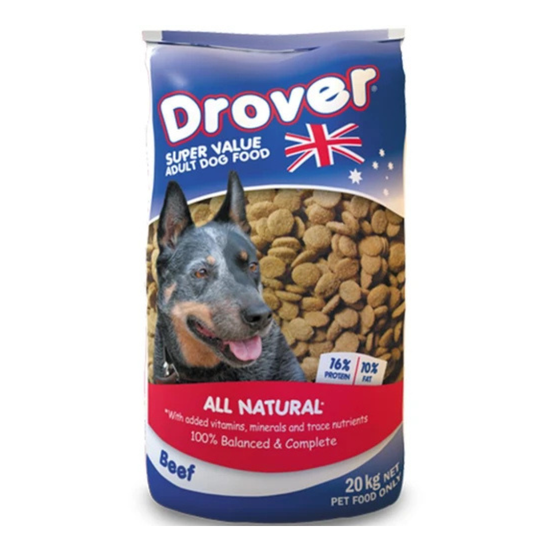 CopRice Drover Dog Food All Natural Beef Vitamins and Minerals 20kg